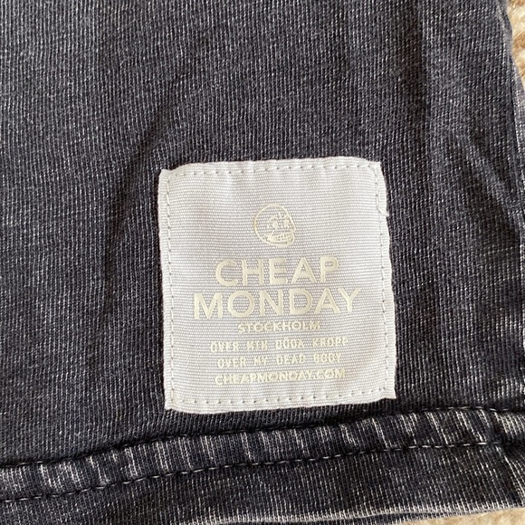 Cheap Monday Shield Tank in Faded Black - Picture 3 of 6